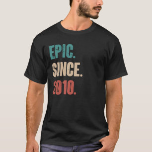 13 Jahre alte Vintage 2010 Geburtstag 13. Dekorati T-Shirt