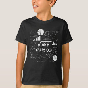 13 Jahre alter Tag Geeky Mathe 13. Geburtstagsgesc T-Shirt