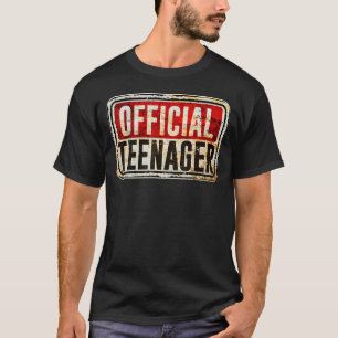 13 Jahre alter Warnhinweis Teenager Geburtstag T-Shirt