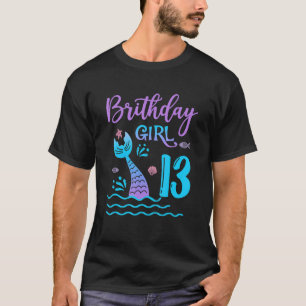 13 Jahre Altes Geschenk Meerjungfrau Schwanz 13. G T-Shirt