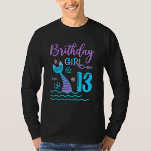 13 Jahre Altes Geschenk Meerjungfrau Schwanz 13. G T-Shirt