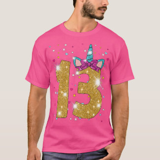 13 Jahre altes Mädchen Dreizehn 13. Geburtstag Ein T-Shirt