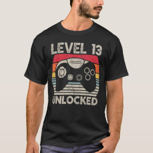 13 Jahre altes, ungesichertes Gaming Vintag Geburt T-Shirt