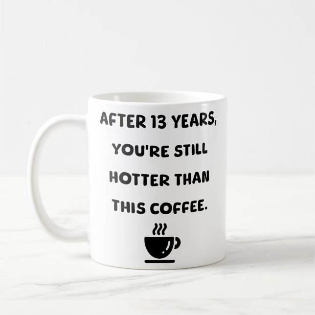 13 Jahre Kaffeetasse (Links)