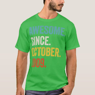 13 Jahre Phantastisch seit Oktober 2009 13. Geburt T-Shirt