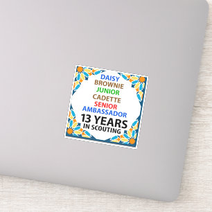 13 Jahre Sticker