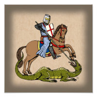 13. Jahrhundert Saint George und der Drache