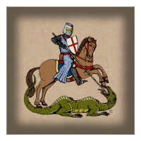 13. Jahrhundert Saint George und der Drache