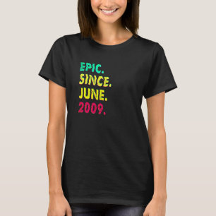 13-jährig Episch seit Juni 2009 13. Geburtstag Vi T-Shirt