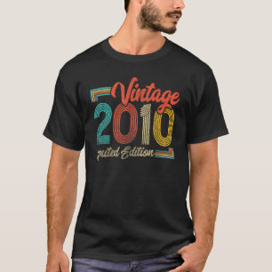 13-jährig Geboren 2010 Vintage 13. Geburtstag T-Shirt