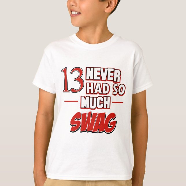 13. jährige Geburtstagsentwürfe T-Shirt (Vorderseite)