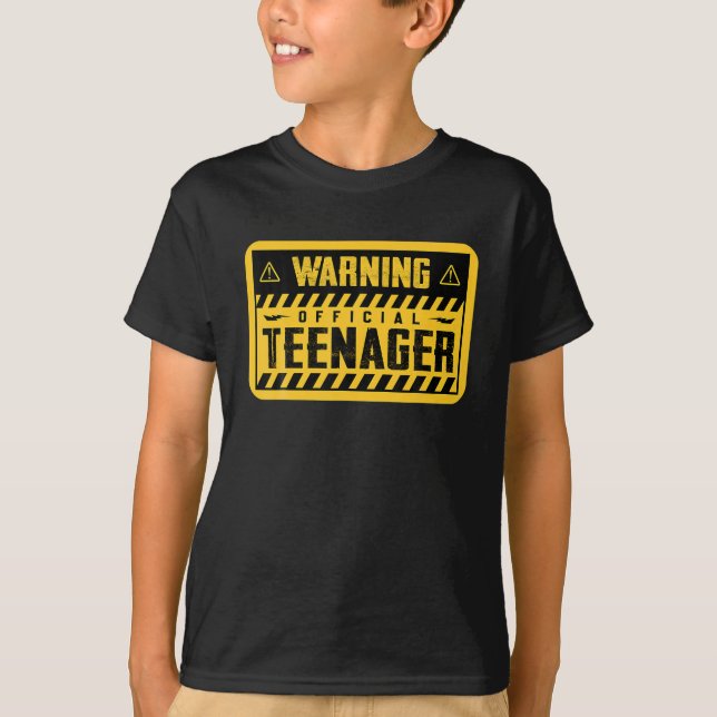 13-jährige Offizielle Teenagermädchen T-Shirt (Vorderseite)