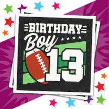 13-jähriges Party Thema 13. Geburtstag Junge