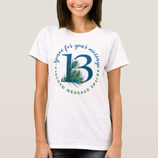 13. Jubiläums-Pfauenfedern T-Shirt