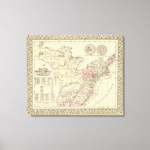 13 Kolonien 1776 Leinwanddruck