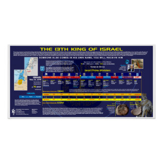 13. König von Israel Timelines Poster