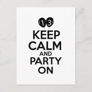 13. Lebensjahr Postkarte