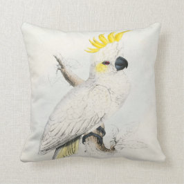 #13-Lesser Cockatoo Schwefel-mit Haube Kissen