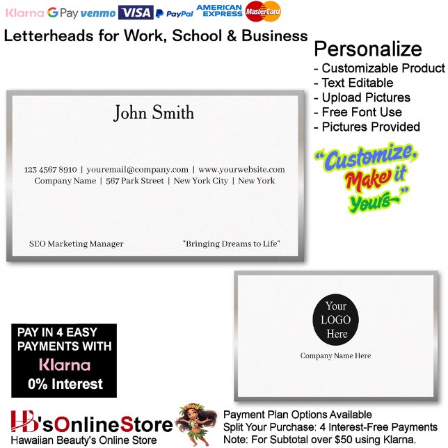 13 Modern Silver Logo Promote Company Brand Name Visitenkarte (13 Modern Silver Logo Promote Company Brand Name Business Card.)