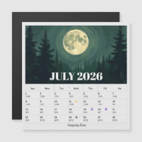 13-Monats-Mondphasen-Tierkreis Juli-Kalender