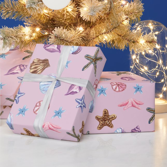 13 Nautical Haven Wrapping Paper "Big Size" Geschenkpapier (Feiertage)