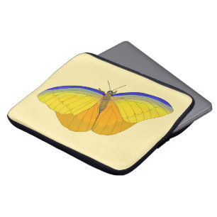 13" Neopren-Laptop-Hülle mit großem Schmetterling Laptopschutzhülle