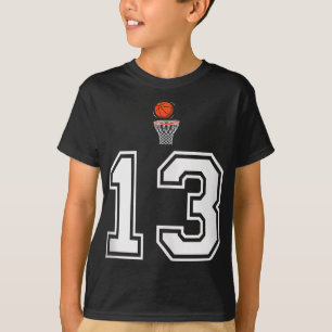 13 Nummer Basketball Stil Vintag weißer Tank Top
