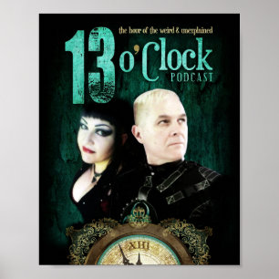 13 O'Clock 8x10 kleines Poster