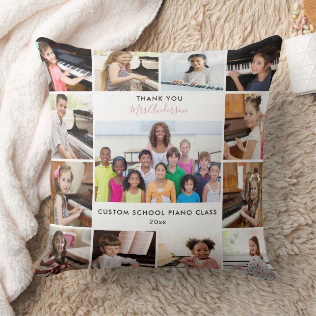 13 Personalisiertes Geschenk für Fotocollage-Musik Kissen (Decke)