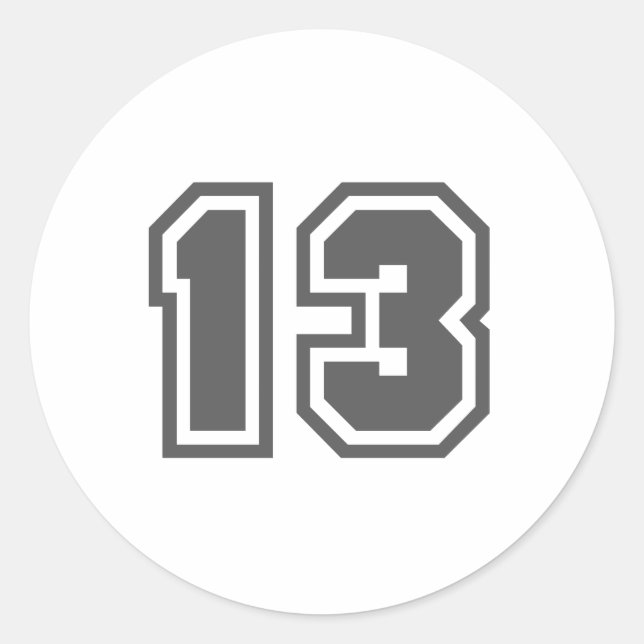 13 RUNDER AUFKLEBER (Vorderseite)