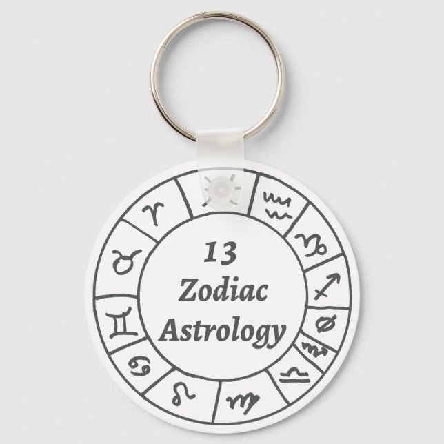 13 Schlüsselkette für Zodiac-Logos Schlüsselanhänger (Vorderseite)