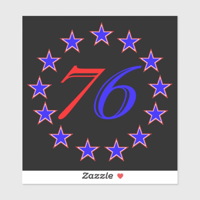 13 Sterne Aufkleber (Blatt)