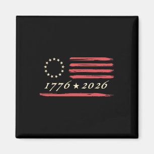 13-Sterne Betsy Ross Amerikanische US-Flagge 4. Ju Magnet