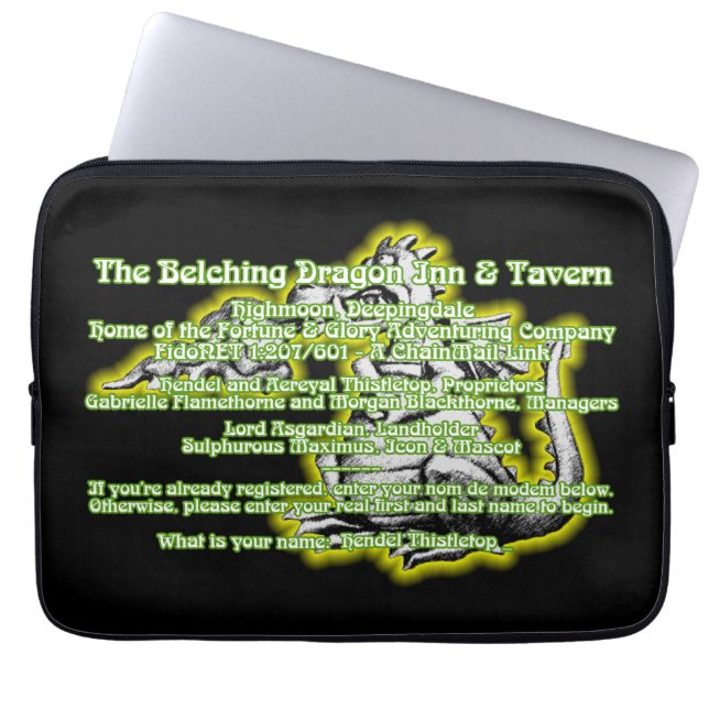 13" TBD Laptop-Hülse Laptopschutzhülle (Vorderseite)