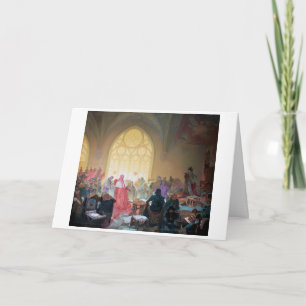 #13 The Hussite King Jiri of Podebrady, Mucha Karte