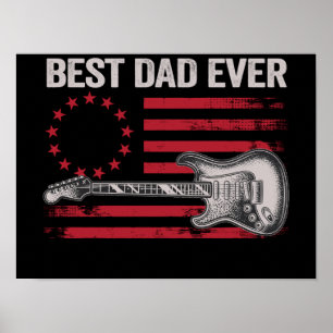 13 Vintage Betsy Ross Gitarre Dad Familie passend Poster