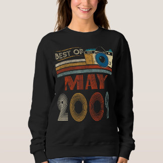 13 Vintager Geburtstag 13 Jahre alt Best of May 20 Sweatshirt