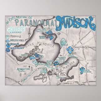 13 x 10 Paranormales Madison Poster