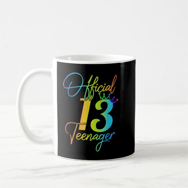 13 Years Old Ohrs 13 Offizial Teenager 13th Birth Kaffeetasse (Links)