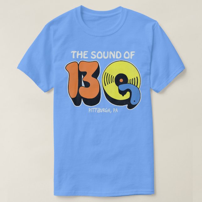 13Q Pittsburgh Retro Abgeschaltete Radiostation 1 T-Shirt (Design vorne)