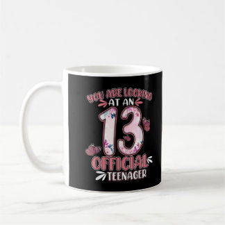 13th Birthday Gift 13 Year Old Official Teenager B Kaffeetasse