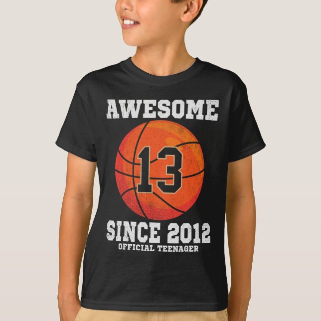 13th Birthday Sketll Fan 13 Years Old Official Tee (Vorderseite)