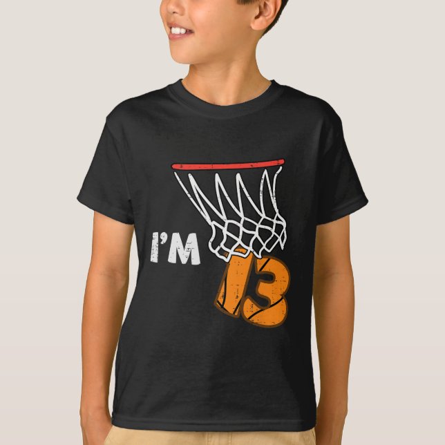 13th Birthday Sketll Im 13 Thirteen Year Old Bday  T-Shirt (Vorderseite)