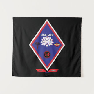 13th MEU Milsim Flag Wandteppich