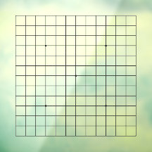 13x13 Goban-transparenter, anpassbarer Decal