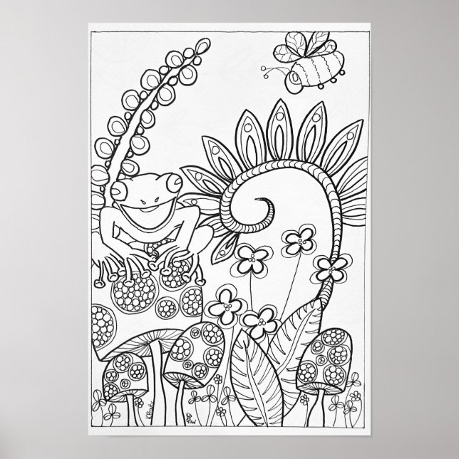 13x19 Posterfrosch Poster (Vorne)