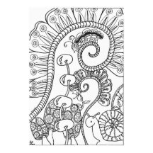 13x19 Raupe und Schnecke auf einem Plakat