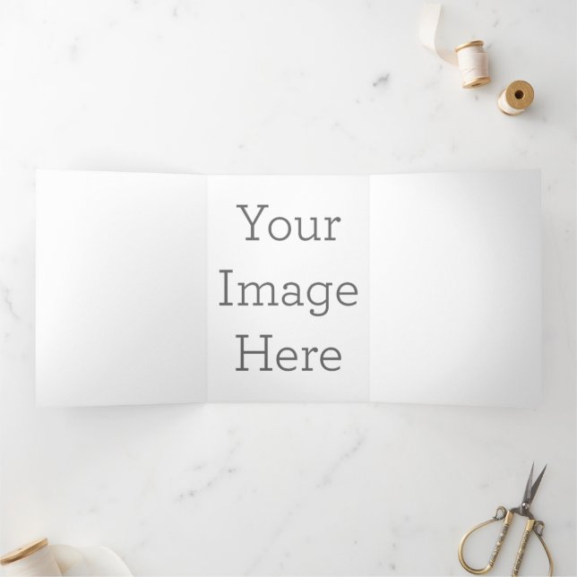 13x24 cm 3-fach-gefaltete Karte selbst gestalten (Innenseite)