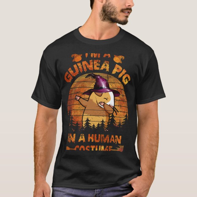 140 Guinea Schweinehaltungskostüm für Menschen T-Shirt (Vorderseite)