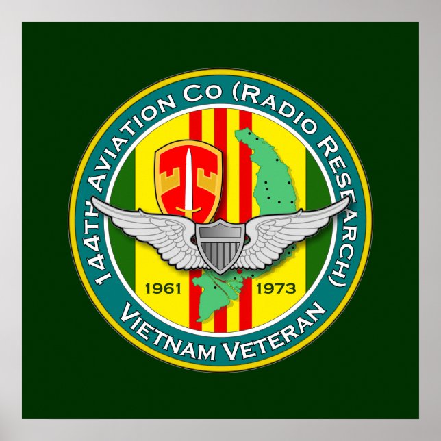 144. Avn Co RR 3 - ASA Vietnam Poster (Vorne)